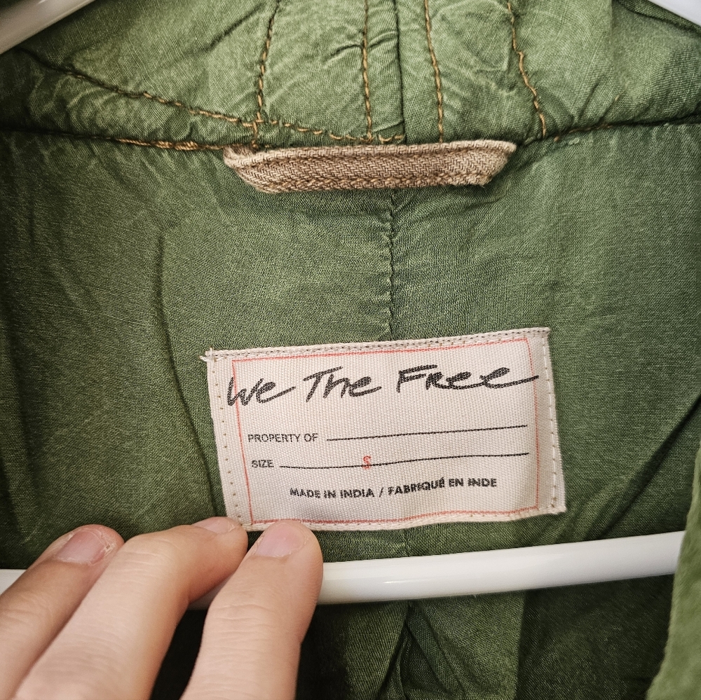 RARE ✨️ Free People x We The Free Hope Military Quilted Jacket - Picture 7 of 9